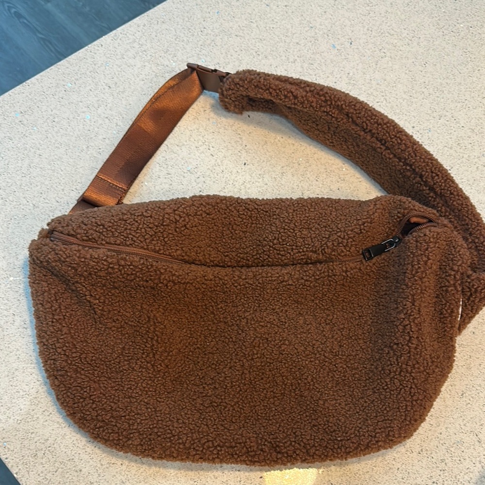 CALIA by Carrie Underwood Brown Fleece Bag